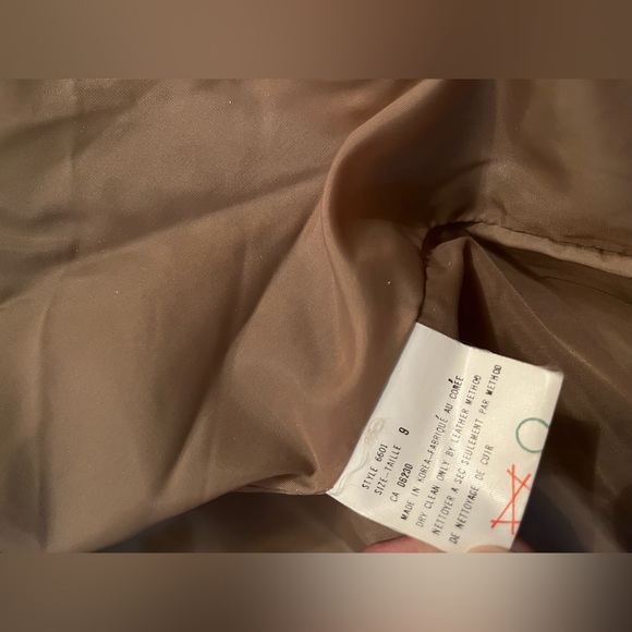 Vintage leather jacket size S/M - Picture 5 of 8